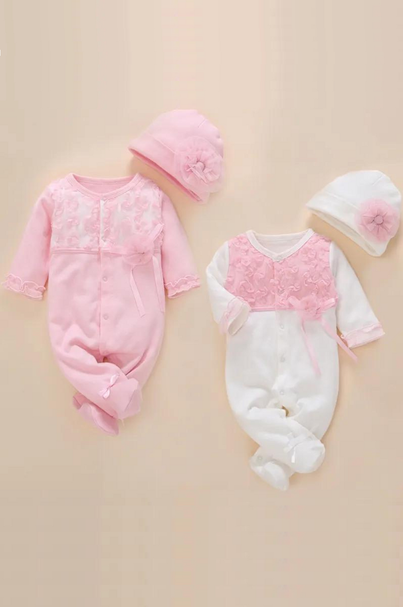 Newborn Baby Girl Clothes Months Romper Summer Cotton Jumpsuit Footwear Rompers