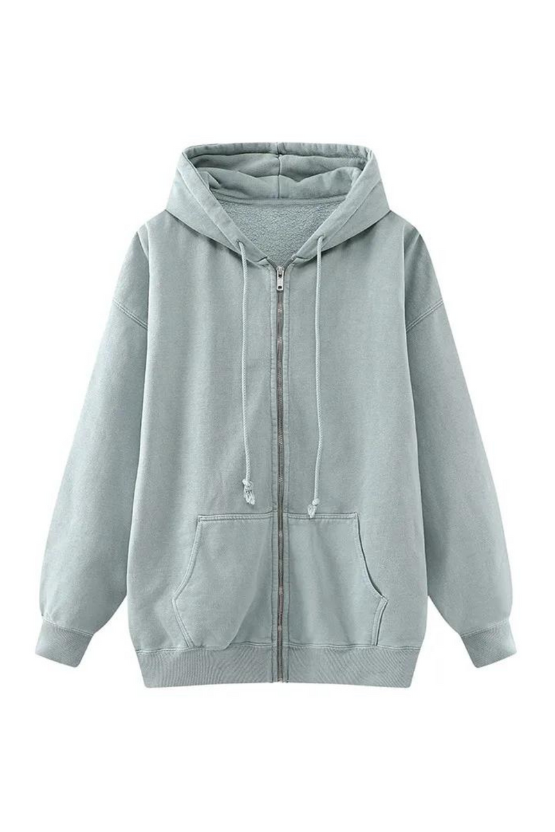 Hoodies ladies streetwear loose hoodie casual female chic outwear women sweet