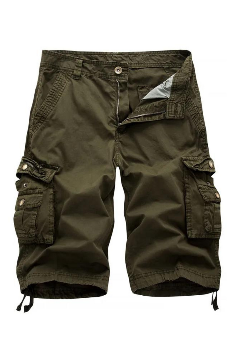 Cargo Shorts Men Summer Army Military Tactical Homme Shorts Casual Solid Multi-Pocket Male Cargo Shorts