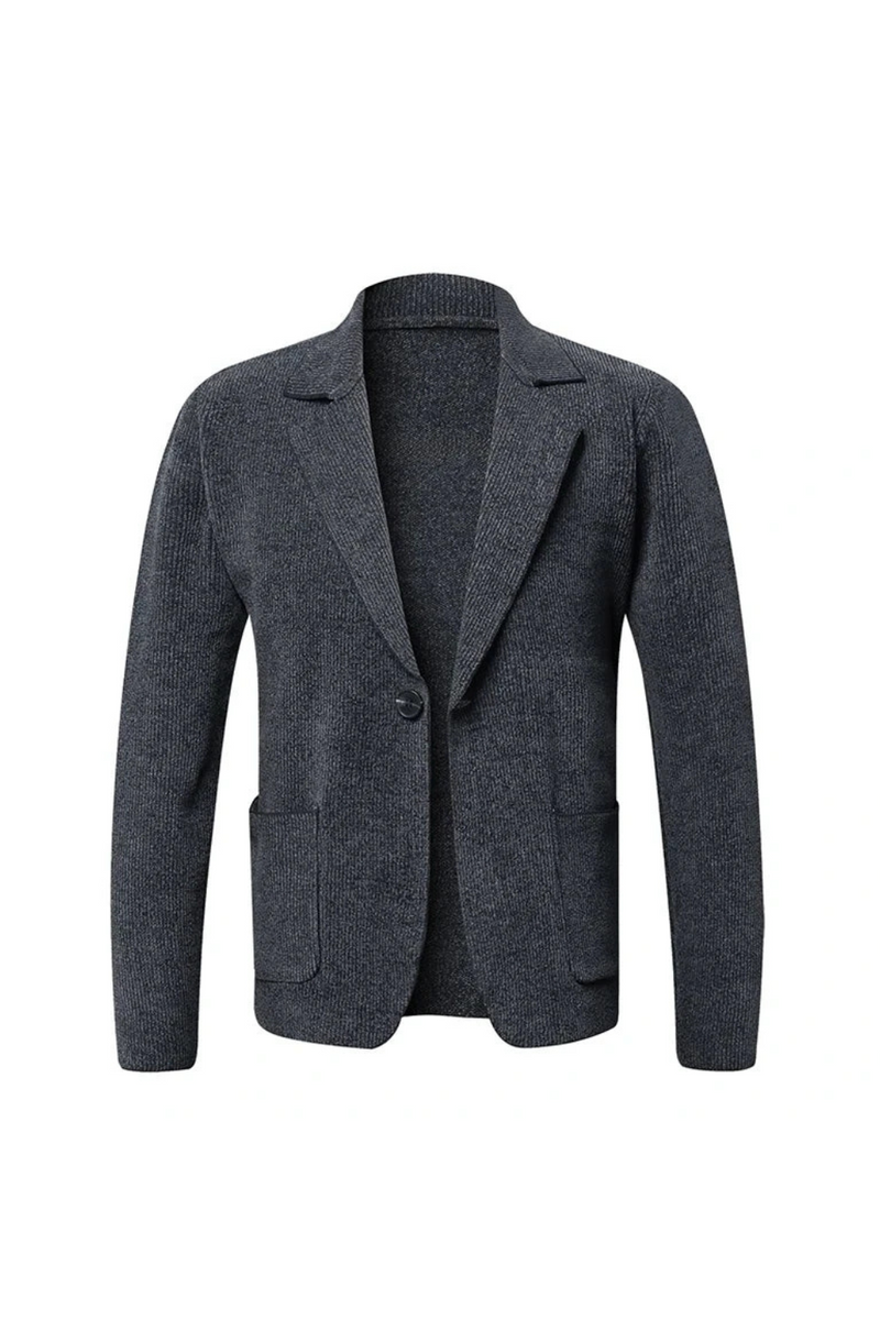 Men's Cardigan Knitted Jacket Versatile Male Tops