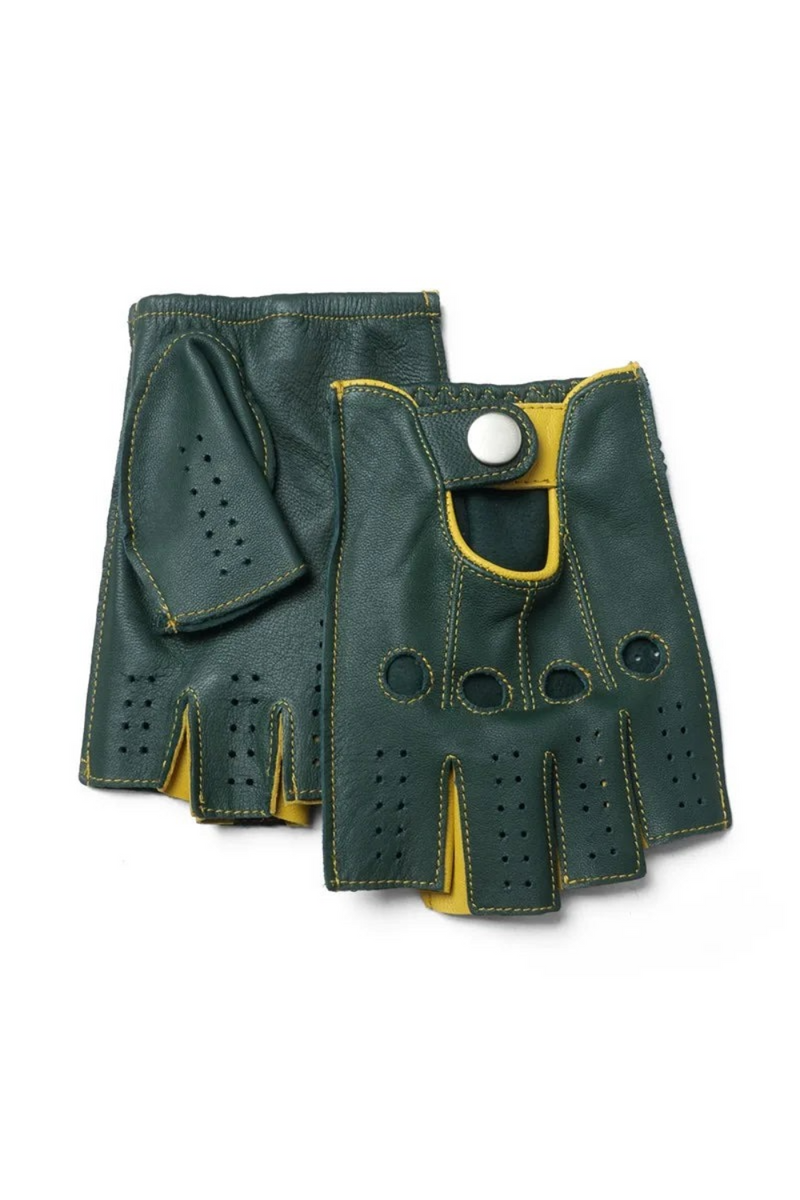 Men Gloves Male Dark Green Breathable