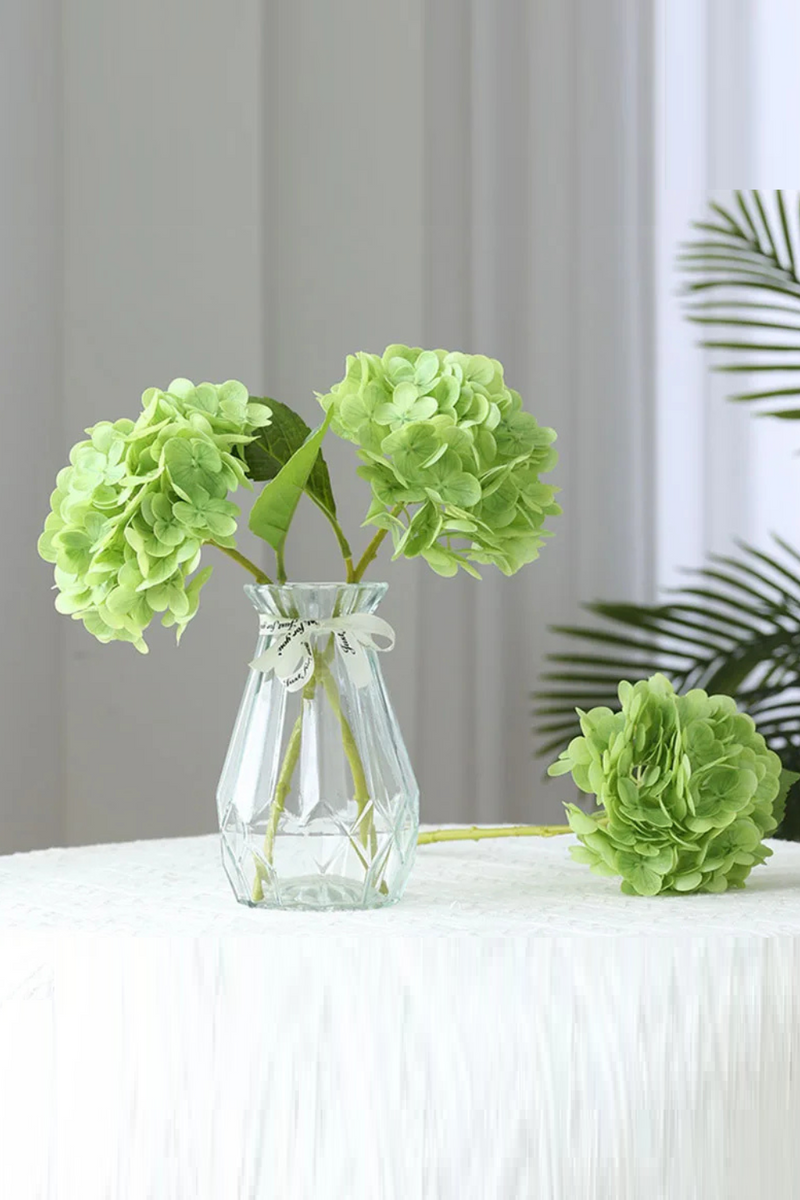 5Pc Moisturizing Artificial Hydrangea Flowers Latex Hydrangea Home Decor Wedding