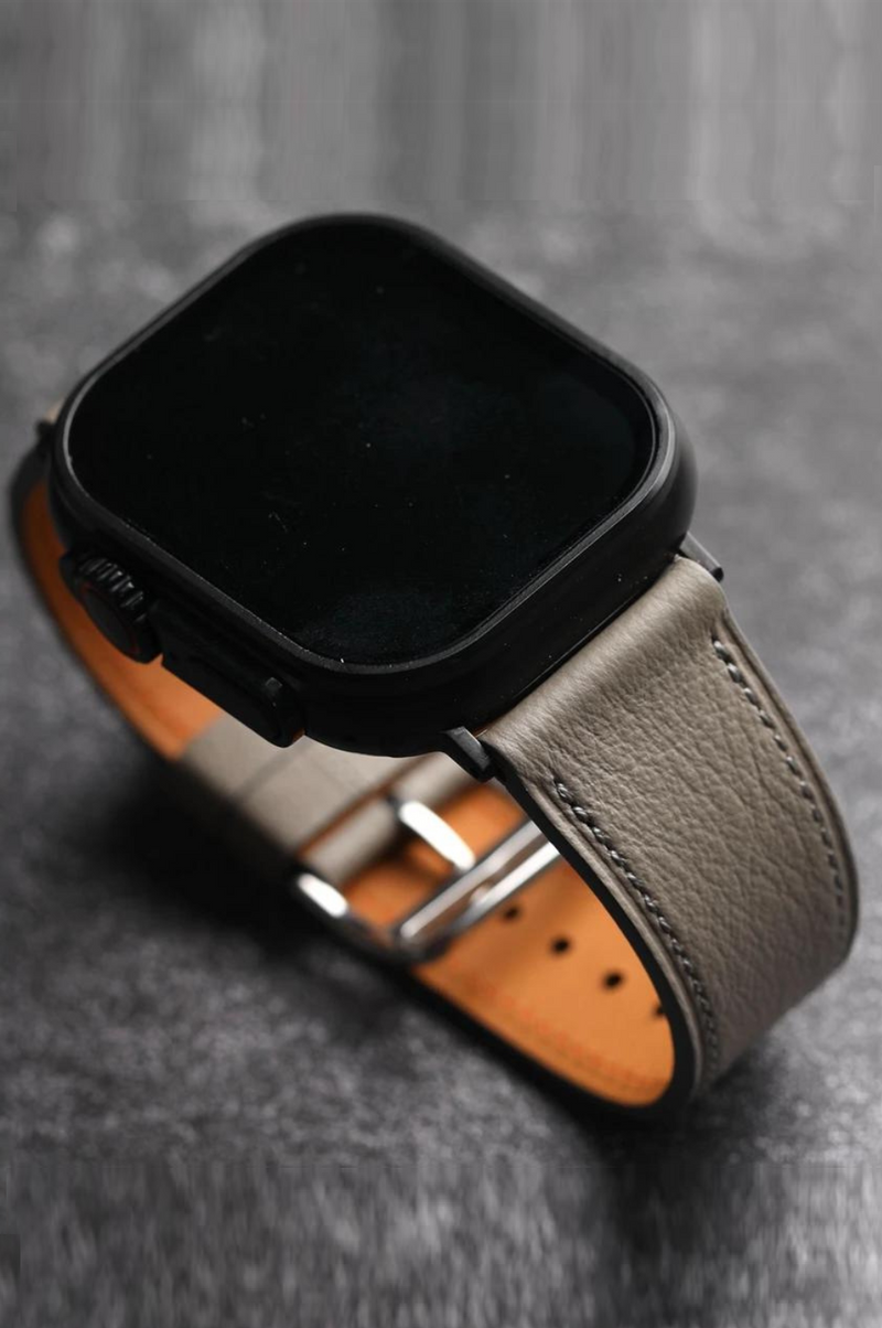 Handmade Head Layer Leather Strap For Apple Watch