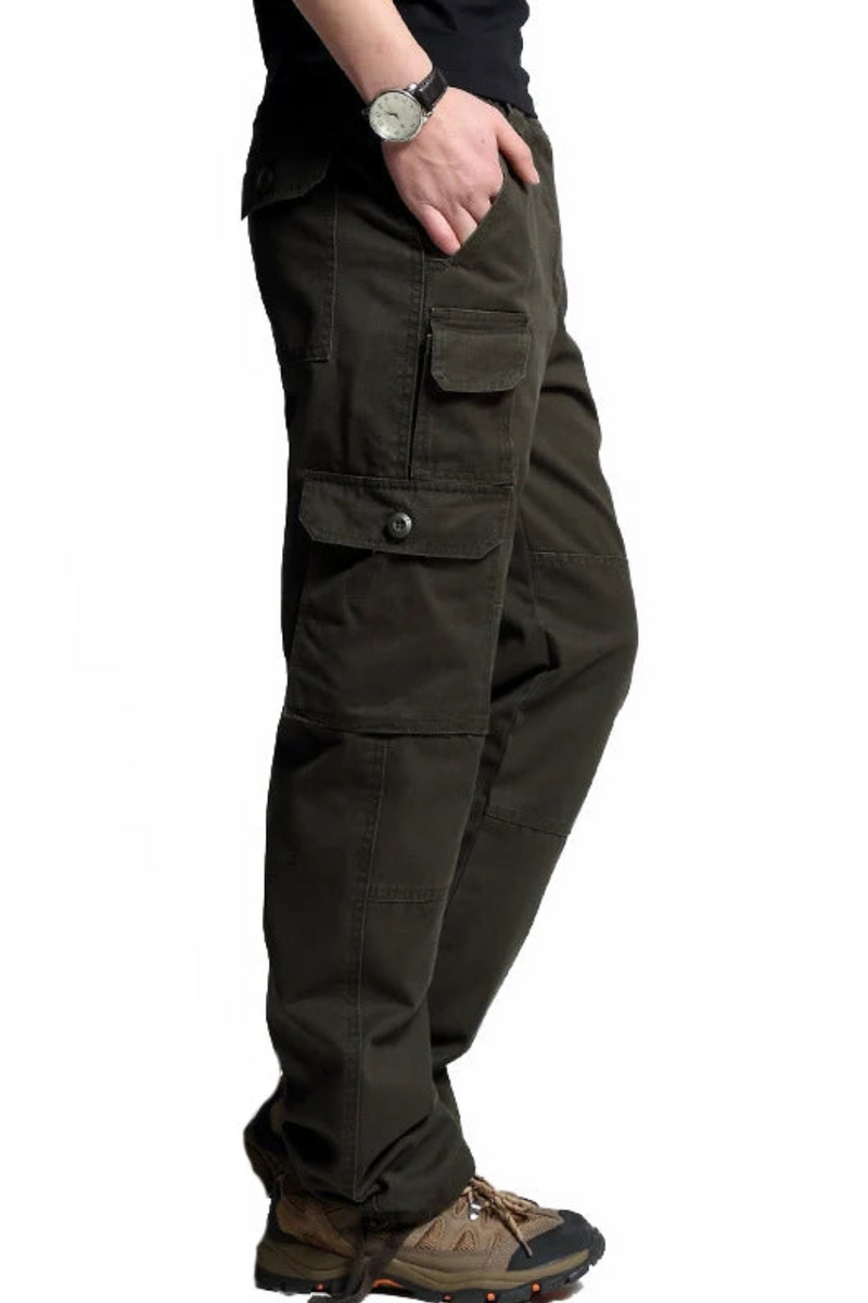 Men Cargo Pants Military Army green Loose Fit Outdoor Tactical Training Baggy Cargo Pants Big Pockets