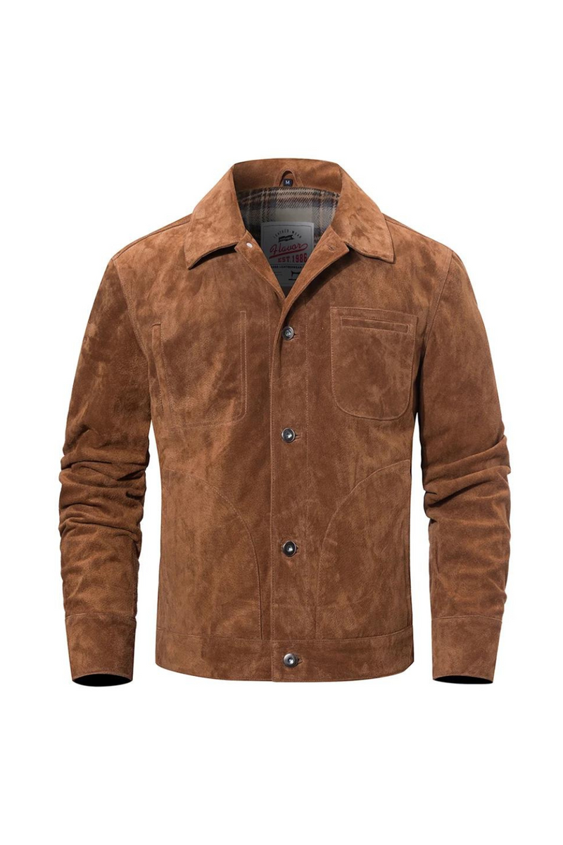 Men Genuine Leather Jacket Coat for Men