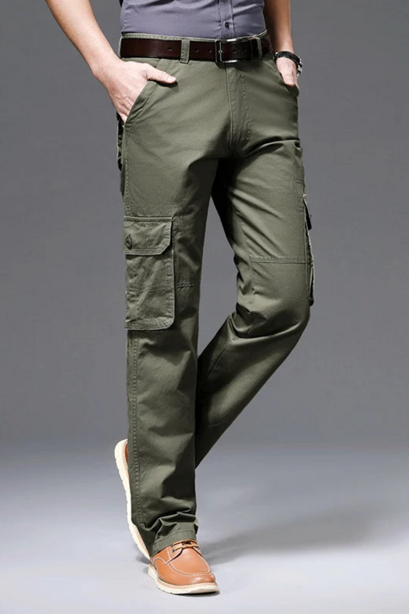 Spring Men's Cargo Pants Cotton Work Wear Autumn New In Climbing Outdoor Casual Loose Trousers For Men