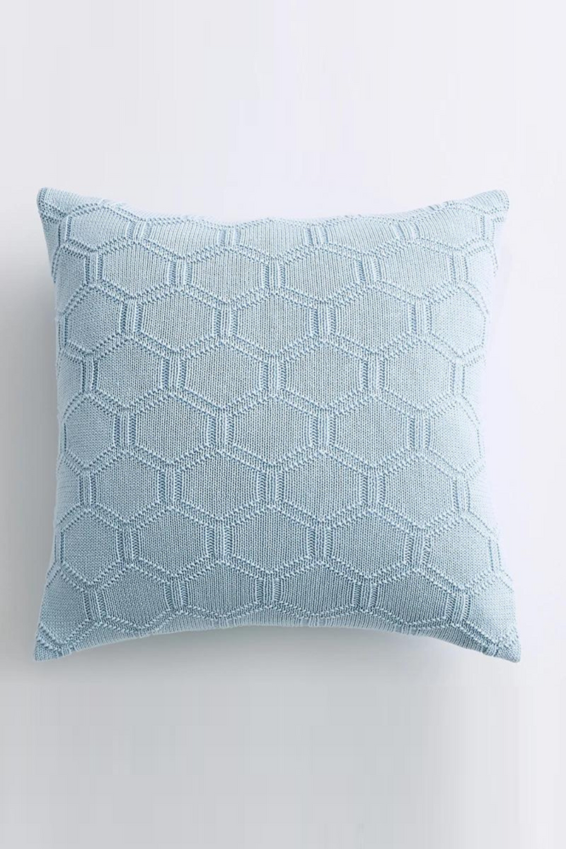 Solid Cushion Cover 45x45cm Knit Pillow Cover Pink Blue Yellow Cream White  Pillow Case Geometric Home decoration For sofa Bed