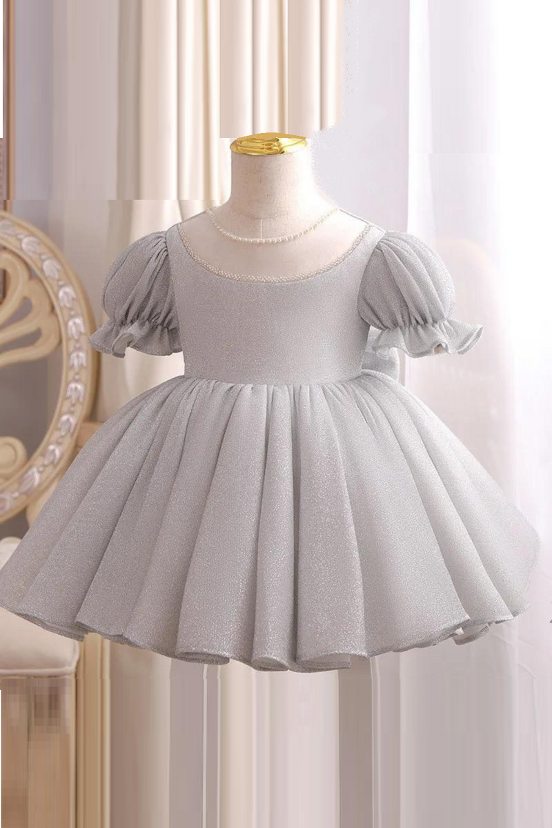 Children Girls Dress Princess Dress Girl's Piano Performance Princess Dress Baby Girl's 1st Birthday Dress