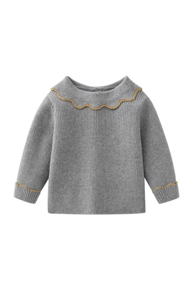 Newborn Baby Girls Knitted Sweatshirt Clothes for Autumn Winter Kids Sweater Top Clothing Classic