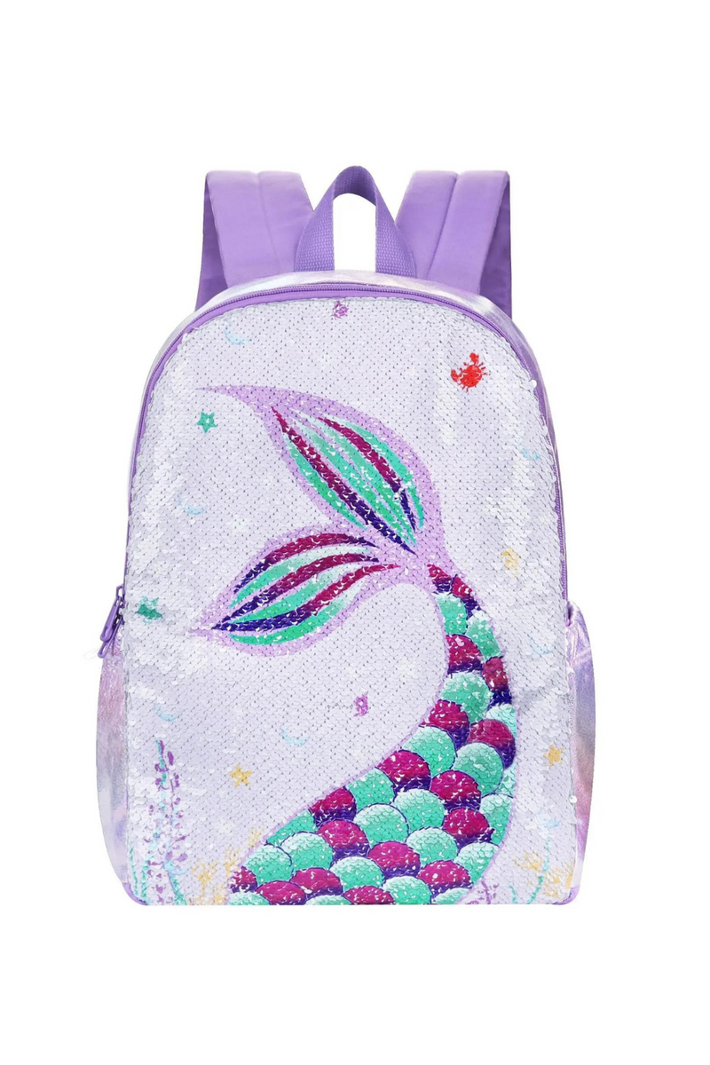 Sequins Girls Schoolbags For Primary School Students Backpacks Kids Mermaid Knapsack Children Fishtail Packsack