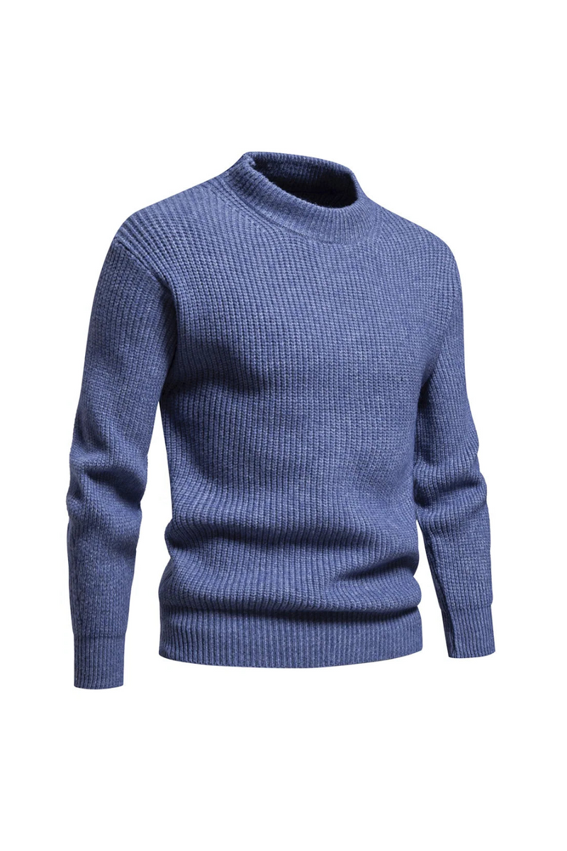 Men Sweater Long Sleeve Basic Tops Casual White Pullovers Warm Knitwear Autumn Pullover