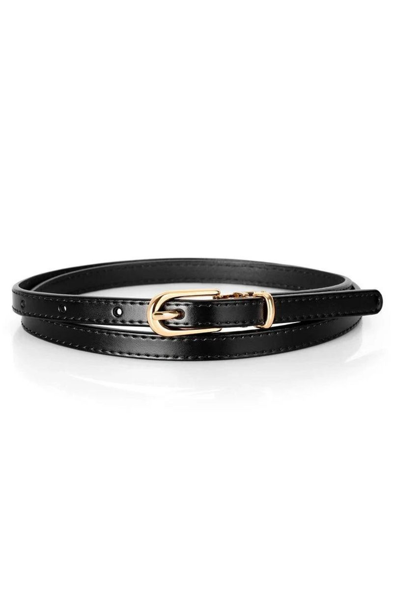 Women's Genuine Leather Belt Casual Thin Belt For Suit Skirt Dresses