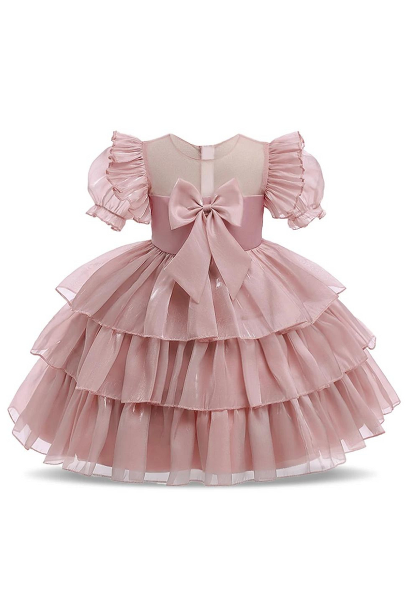 Girls Wedding Princess Dress Baby Kids Elegant Party Fluffy Prom Gown Children Bridesmaids Evening Tulle Birthday