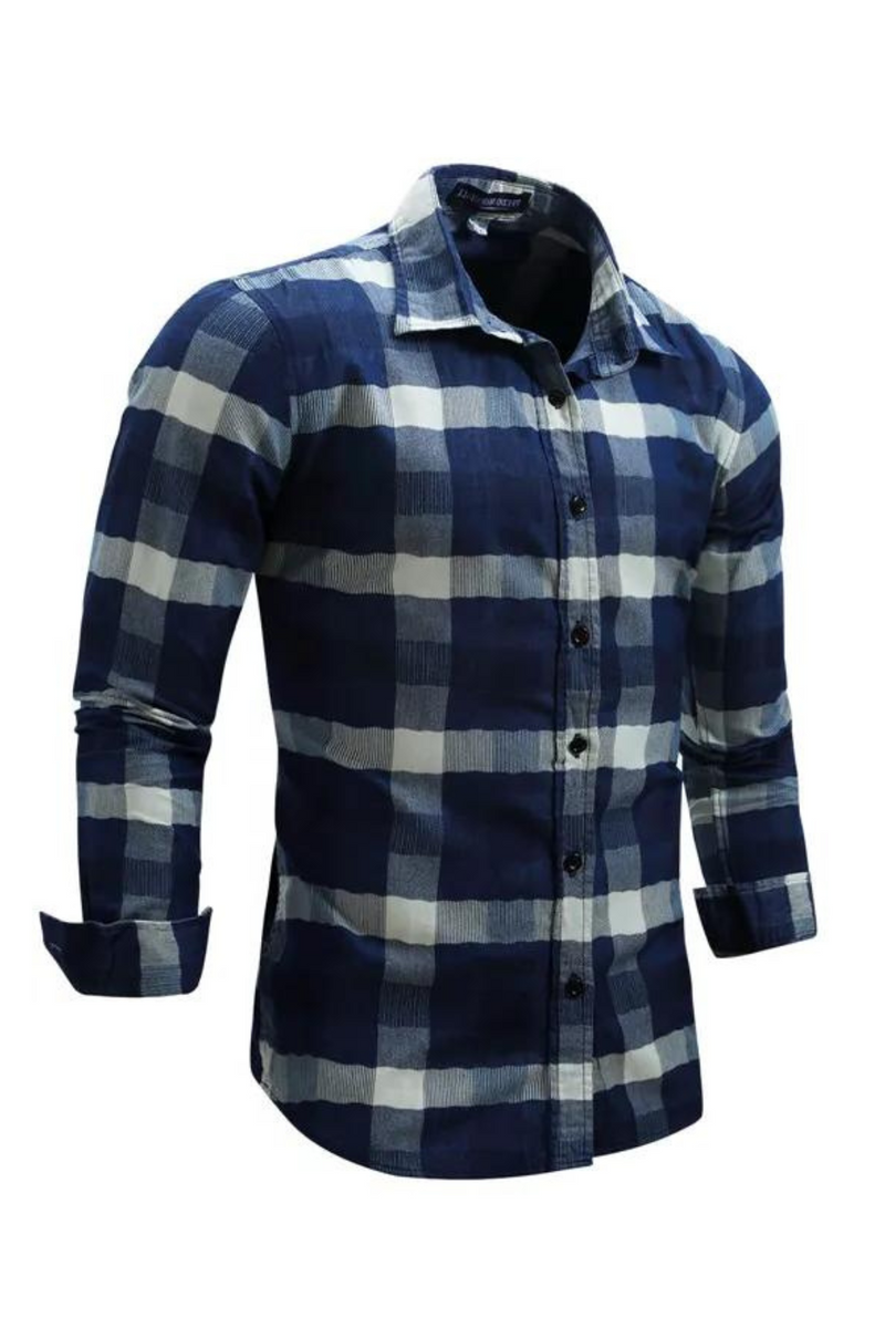 Shirts For Men Long Sleeve Plaid Shirt Male Shirt Casual Shirts