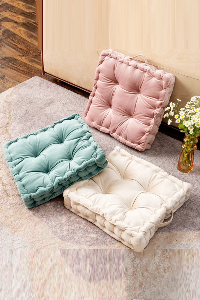 Square Pouf Tatami Cushion Pillow Floor Cushions Soft Seat Pillow Pad Throw Pillow Cushion