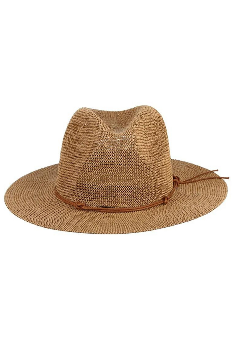 Summer Hat Panama Hats Hollow Out Straw Hat For Men Women Leather Ribbon Large Brim Sun Beach Fedora