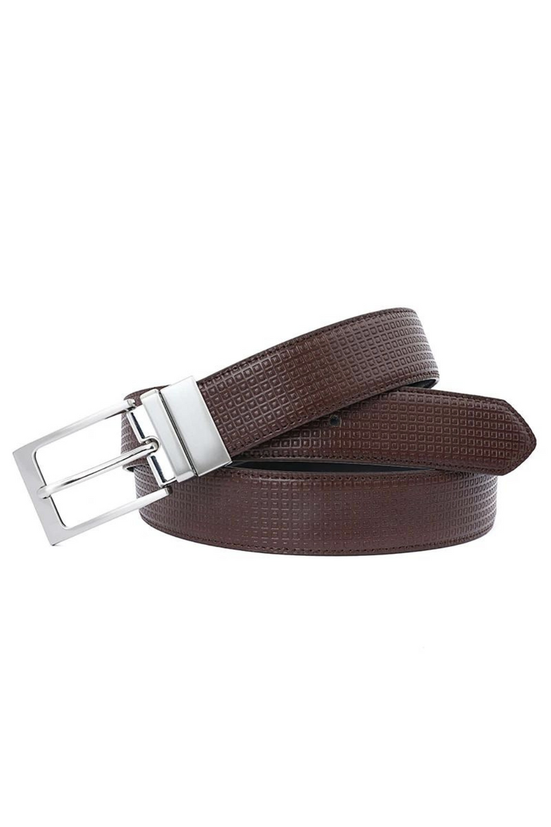 Men Genuine Leather Belt Reversible For Jeans Male Rotated Buckle Luxury Designer Belts