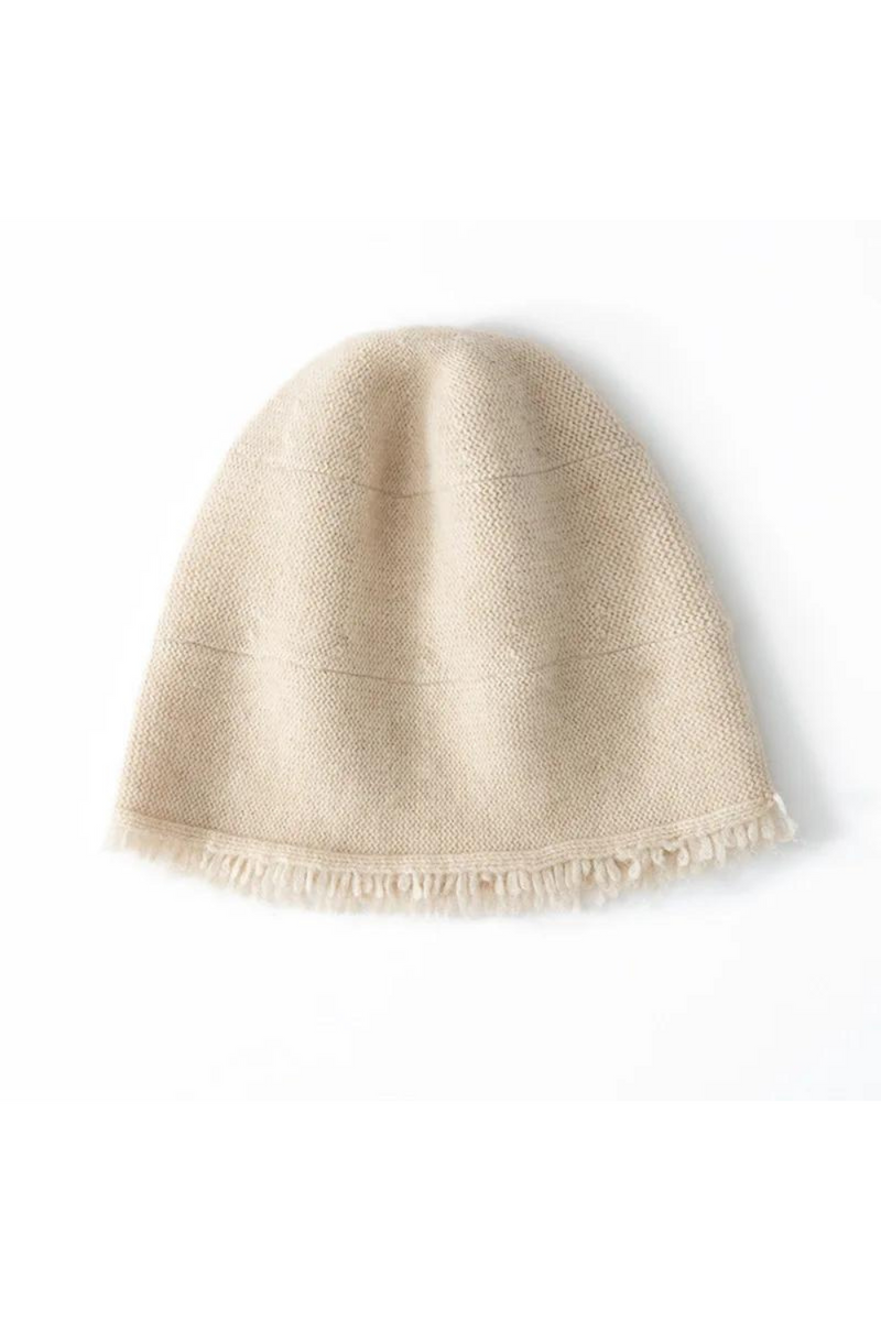 Women Hats Cashmere Knitted Winter Warm Woolen Bucket Beanie