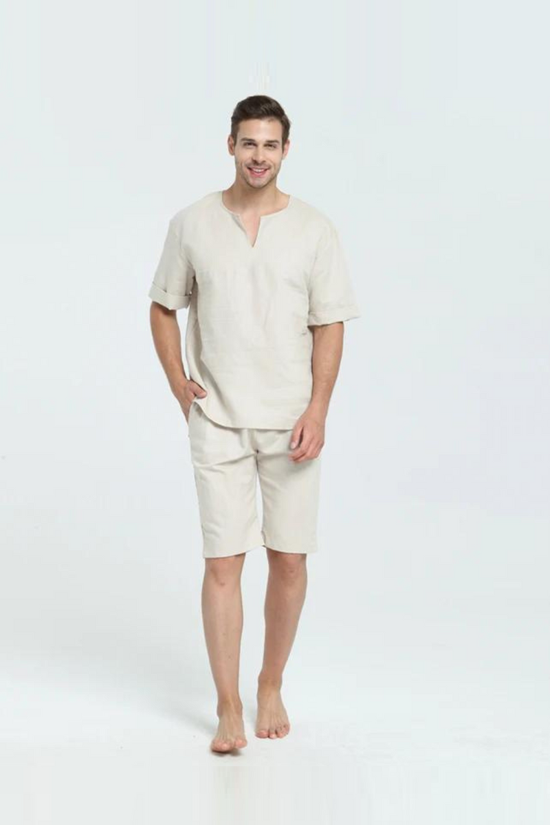 Men Summer and Spring Short Top Sleepwear Loungewear pyjama Sets