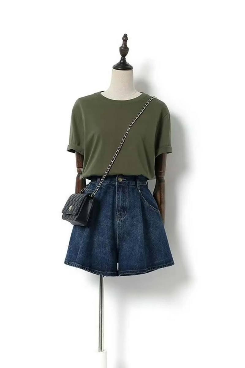 Denim Shorts For Women Summer Casual  Skirts Shorts