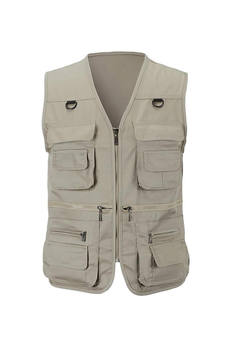 Summer Men Tactical Vest Waistcoat Outdoor Leisure Male Thin Cargo Jacket Vests