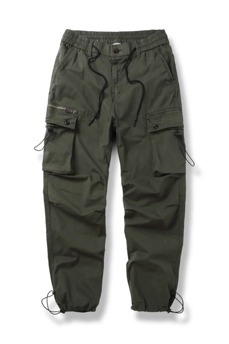 Men Cargo Pants Multi-pockets Solid Overalls Outdoor Man Trousers Casual Pants