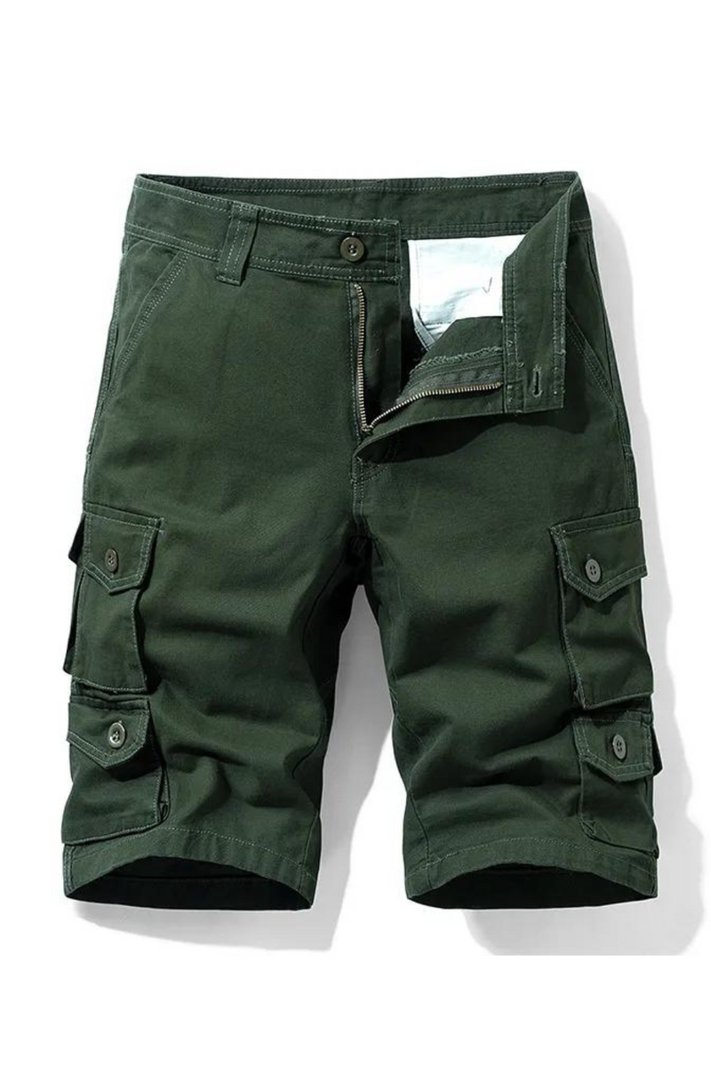 Cargo Shorts Men Cotton Bermuda Male Summer Men's Baggy Military Zipper Pants Male Army Green Tactical Shorts