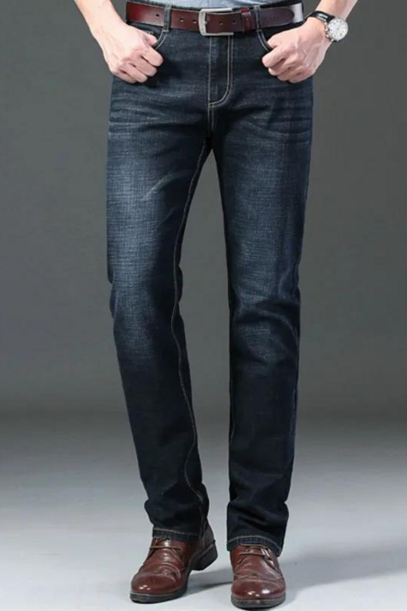 Mens Jeans Casual Men Denim Pants Comfortable Jeans Pants Men Straight Denim Trousers