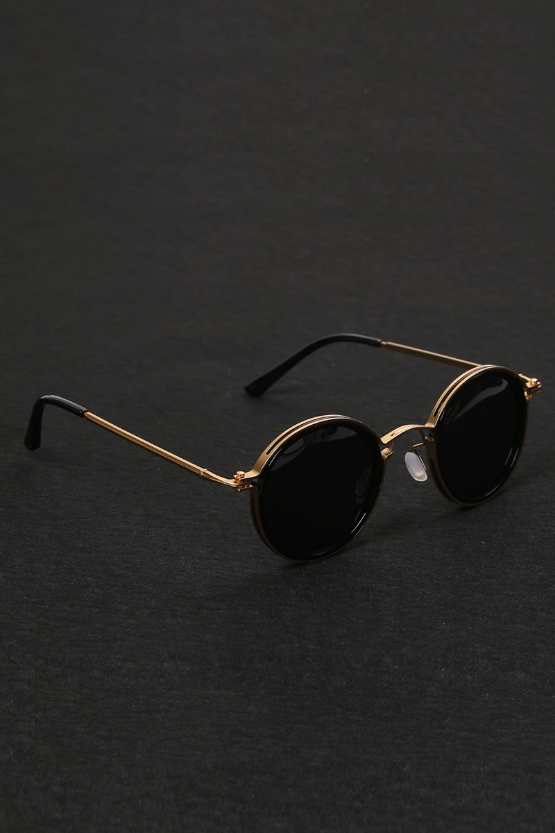 Men Polarized Sunglasses Luxury Design Metal Round Frame Sun Glasses Women Retro UV400 Shades