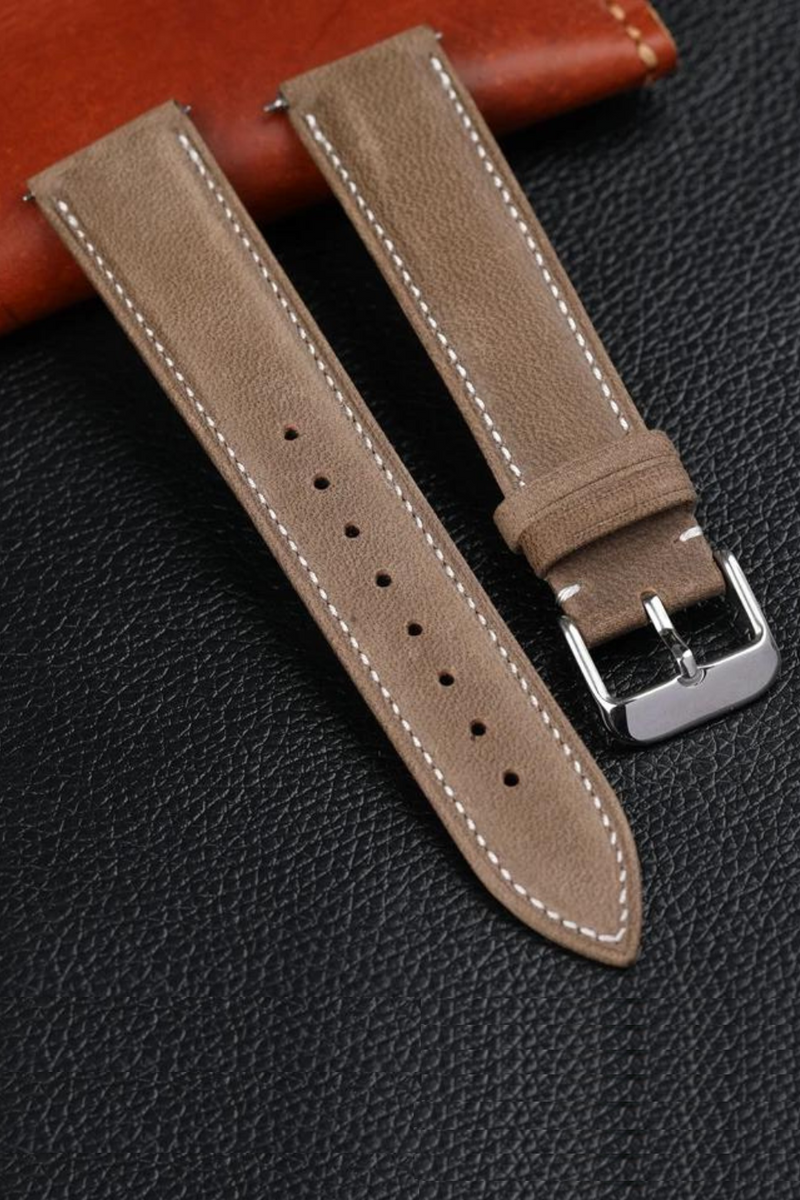 Handmade Leather Watchband Release Soft  Ultra-Thin Soft Strap