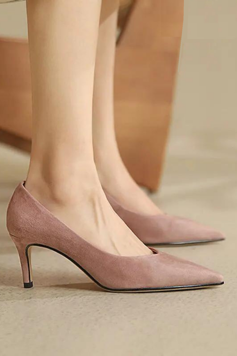 Women Shoes Summer Thin High Heels Elegant Toe Slip Female Pumps