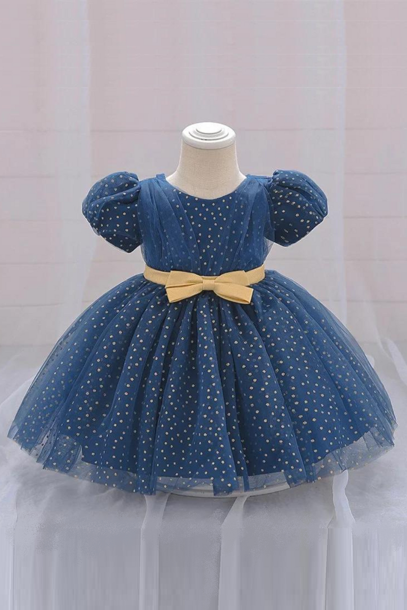 Infant Baby Girls Birthday Dresses Christening Gowns Baby Baptism Clothes Lace Bow Princess Dresses