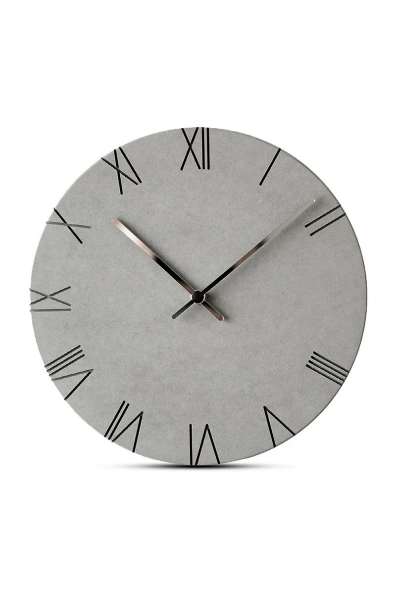 Round Wall Clock Scandinavian Mute Needle Clock Minimalist Room Decor Clocks