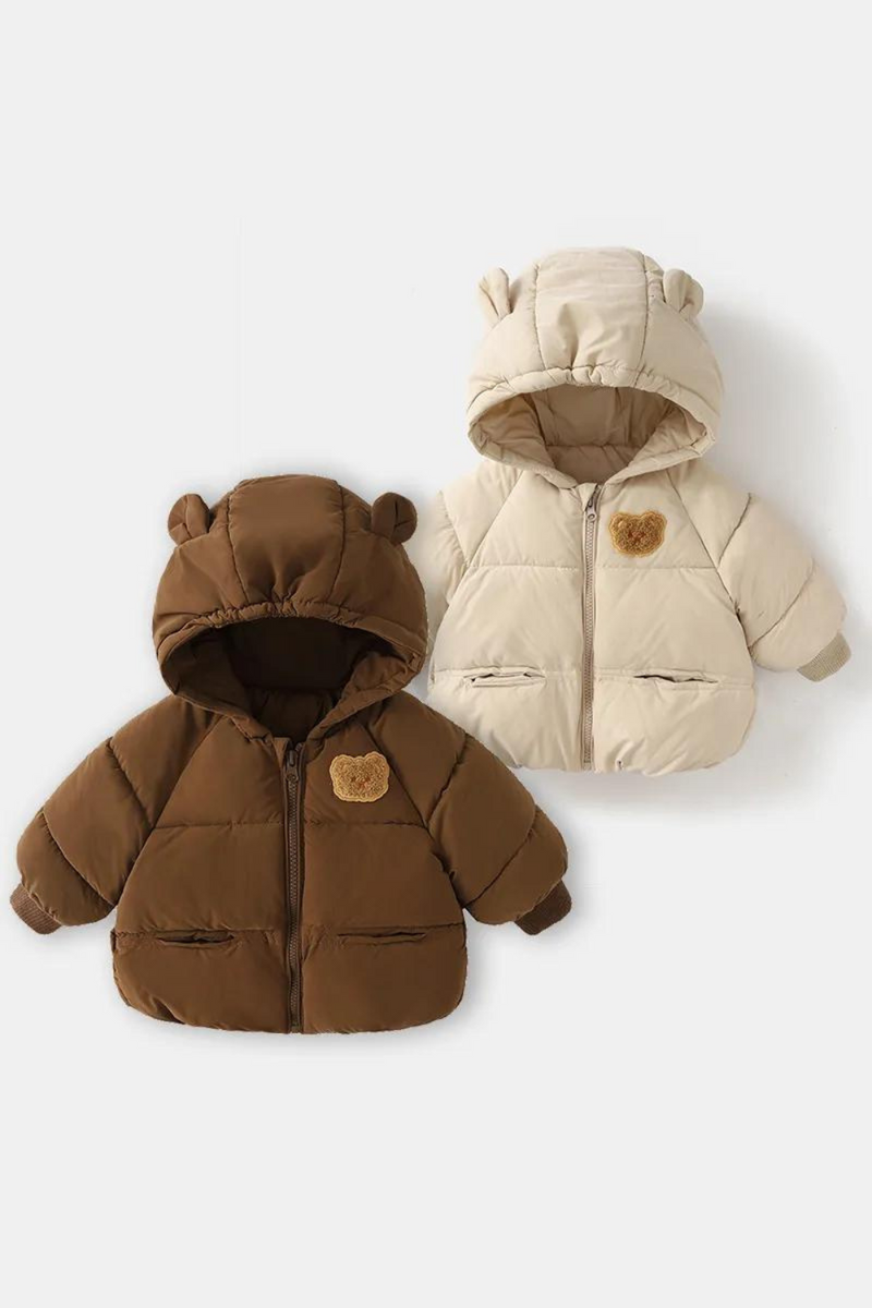 Boys Girls Warm Jacket Coats Children Hooded Outerwear Children Clothing Baby Outerwear