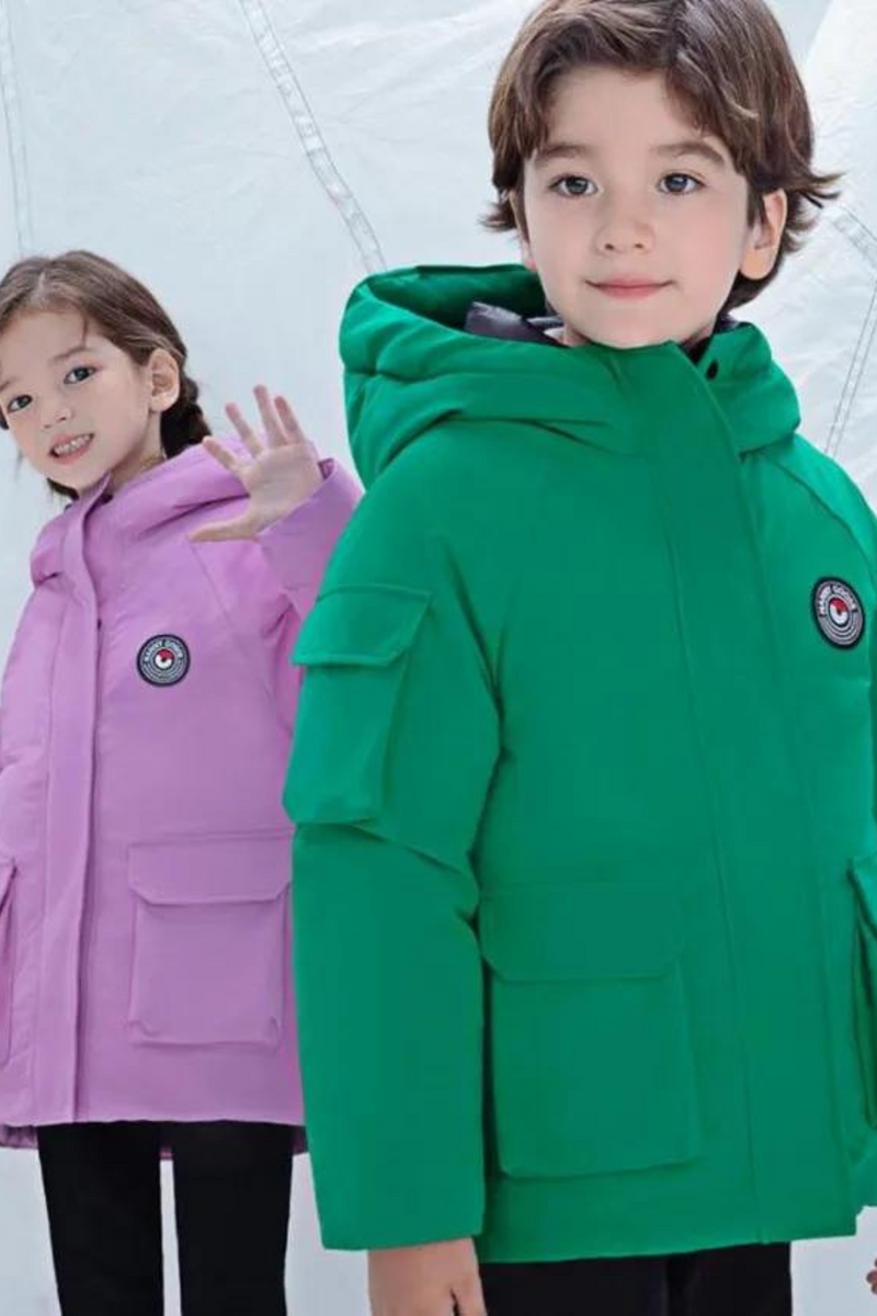 Coat Thicker Warm Hooded Down Jacket For Cold Winter Boys Girls