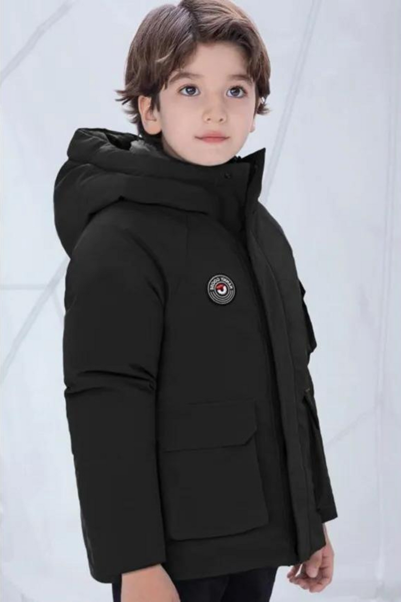 Coat Thicker Warm Hooded Down Jacket For Cold Winter Boys Girls