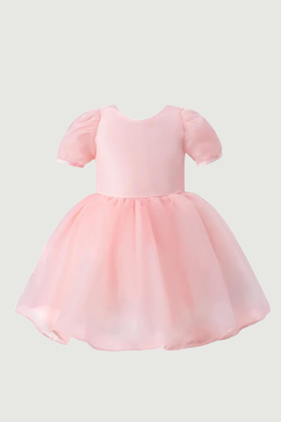 Tulle Puff Sleeve Princess Dress for girls clothing Ball Gown Birthday Party evening dresses children dresses