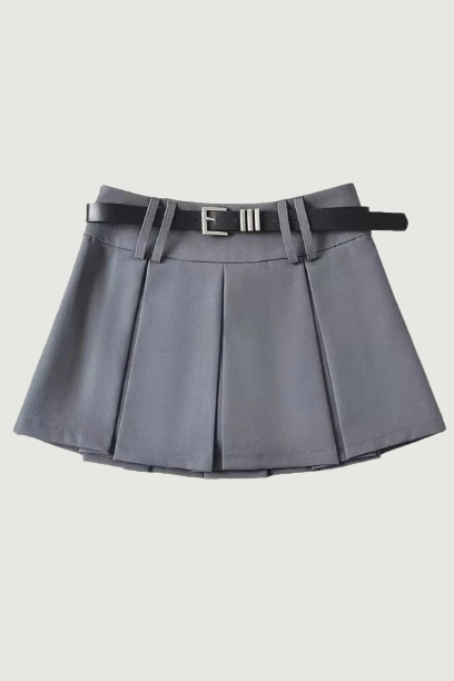 Women Summer Pleated Mini Preppy Super Short Skirt Shorts