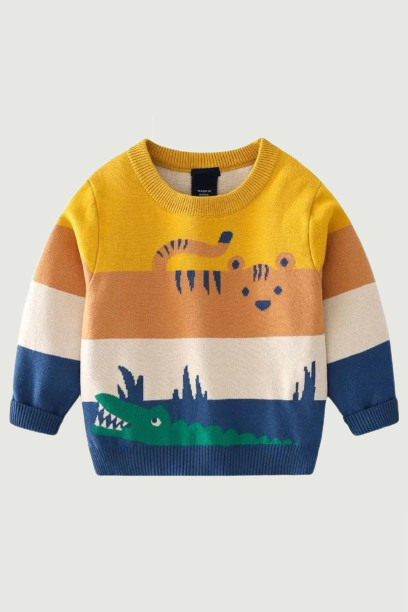 Boys Girls Sweaters For Autumn Winter Long Sleeve Children's Sweatshirts Baby Clothes