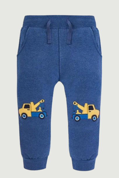 Autumn Spring Boys Sweatpants Drawstring Embroidery Sport Trousers Baby Pants Full Length