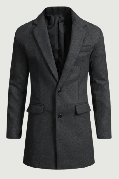 Men Woolen Coat Thickened Overcoat Autumn Winter Wool Blends Jacket Male Coat