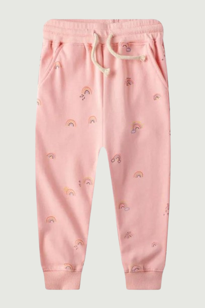 Girls Sweatpants for Autumn Spring Baby Animals Long Pants Drawstring Children's Clothing