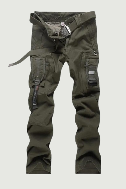 Men's Cargo Pants Military Multi Pocket Overalls Resistant Cotton Casual Pant Men Clothing Straight Trousers