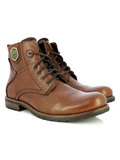 MEN MID BROWN ELI HIGH TOP BOOTS