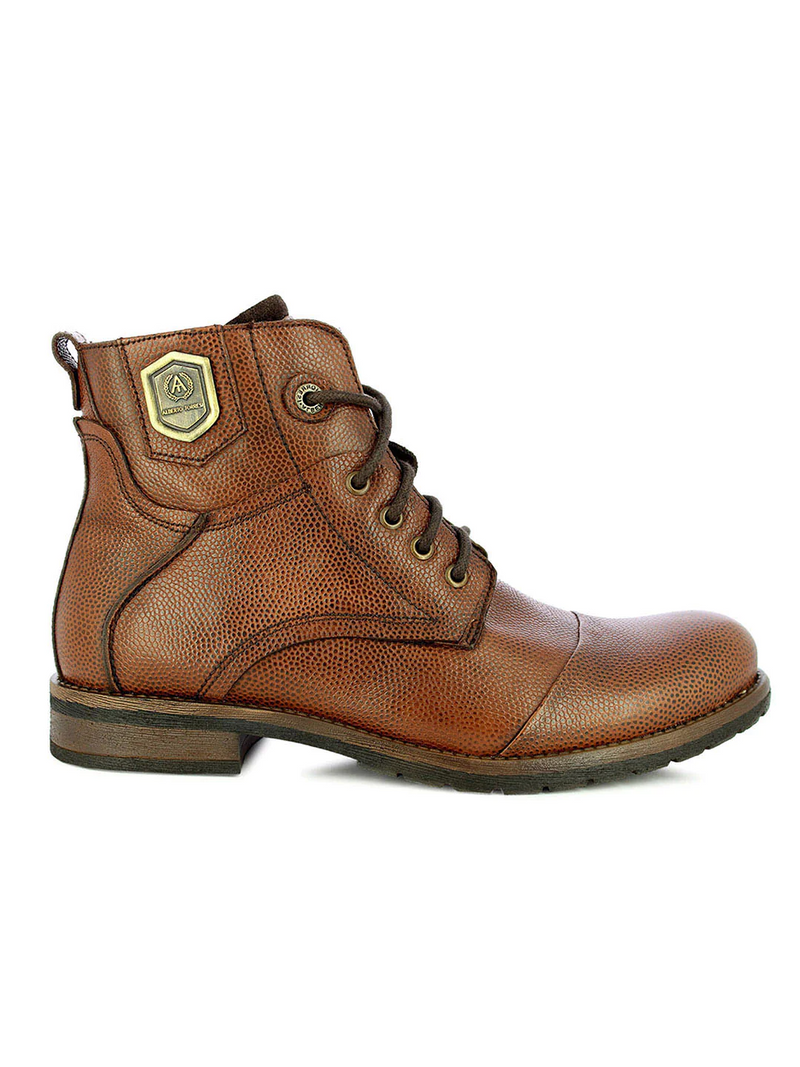 MEN MID BROWN ELI HIGH TOP BOOTS