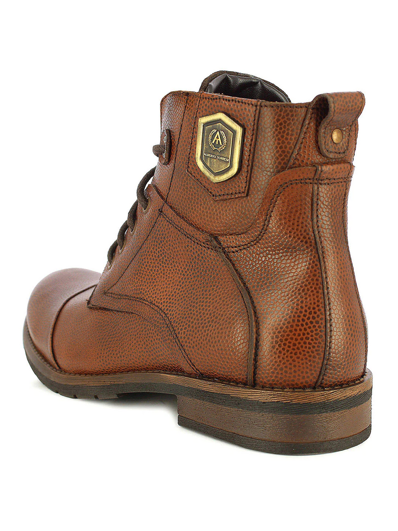 MEN MID BROWN ELI HIGH TOP BOOTS