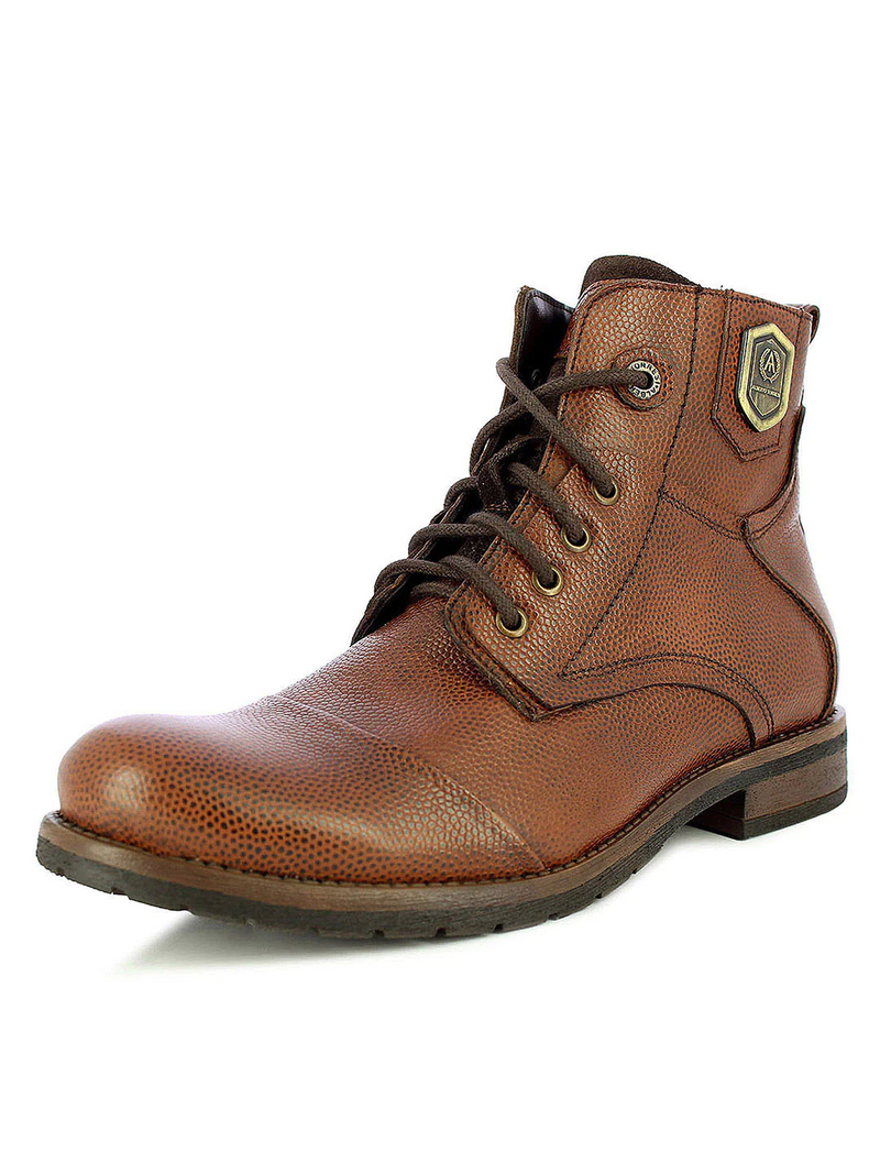 MEN MID BROWN ELI HIGH TOP BOOTS