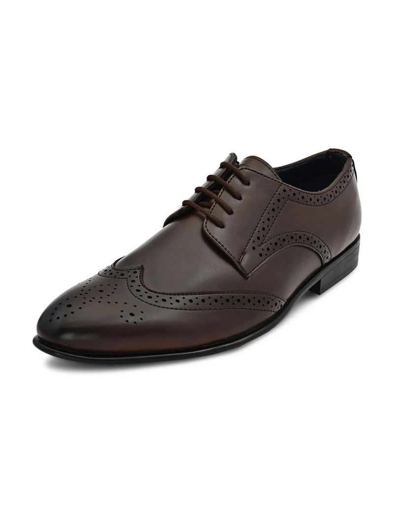 MEN FORMAL DARK BROWN BROGUES