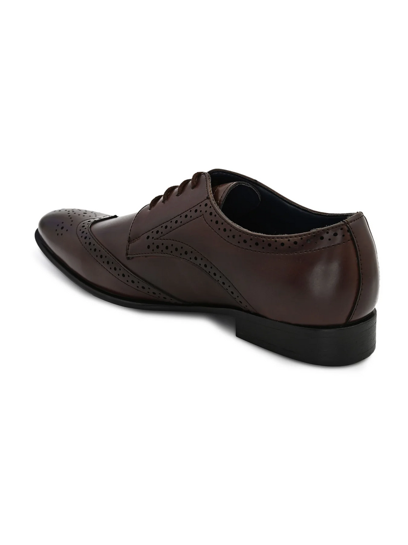 MEN FORMAL DARK BROWN BROGUES