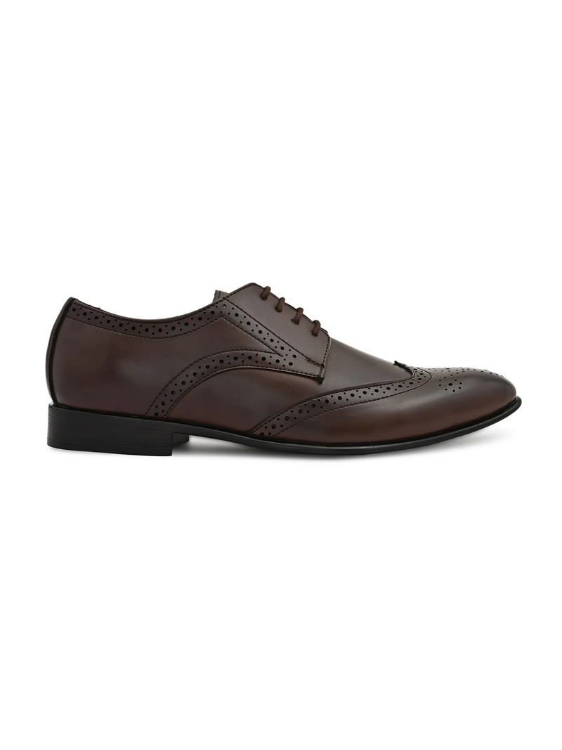 MEN FORMAL DARK BROWN BROGUES